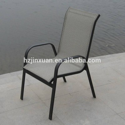 Hot sale lounge chair steel tube outdoor garden leisure Steel fabric chair Cheapest price used lounge chair fast shipment